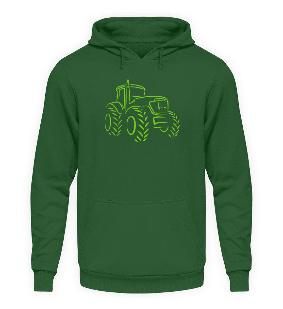 Traktor symbol · Unisex Kapuzenpullover Hoodie-Unisex Hoodie-Bottle Green-S-Agrarstarz