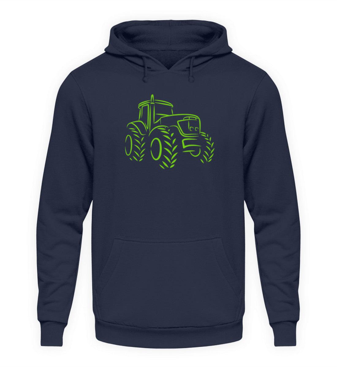 Traktor symbol · Unisex Kapuzenpullover Hoodie-Unisex Hoodie-Oxford Navy-S-Agrarstarz