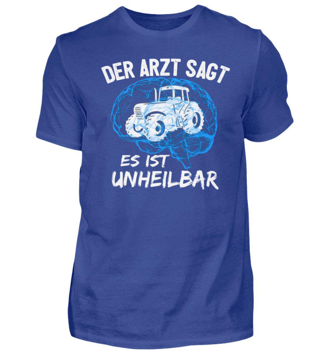 Traktor unheilbar Blau · Herren T-Shirt-Herren Basic T-Shirt-Royal Blue-S-Agrarstarz