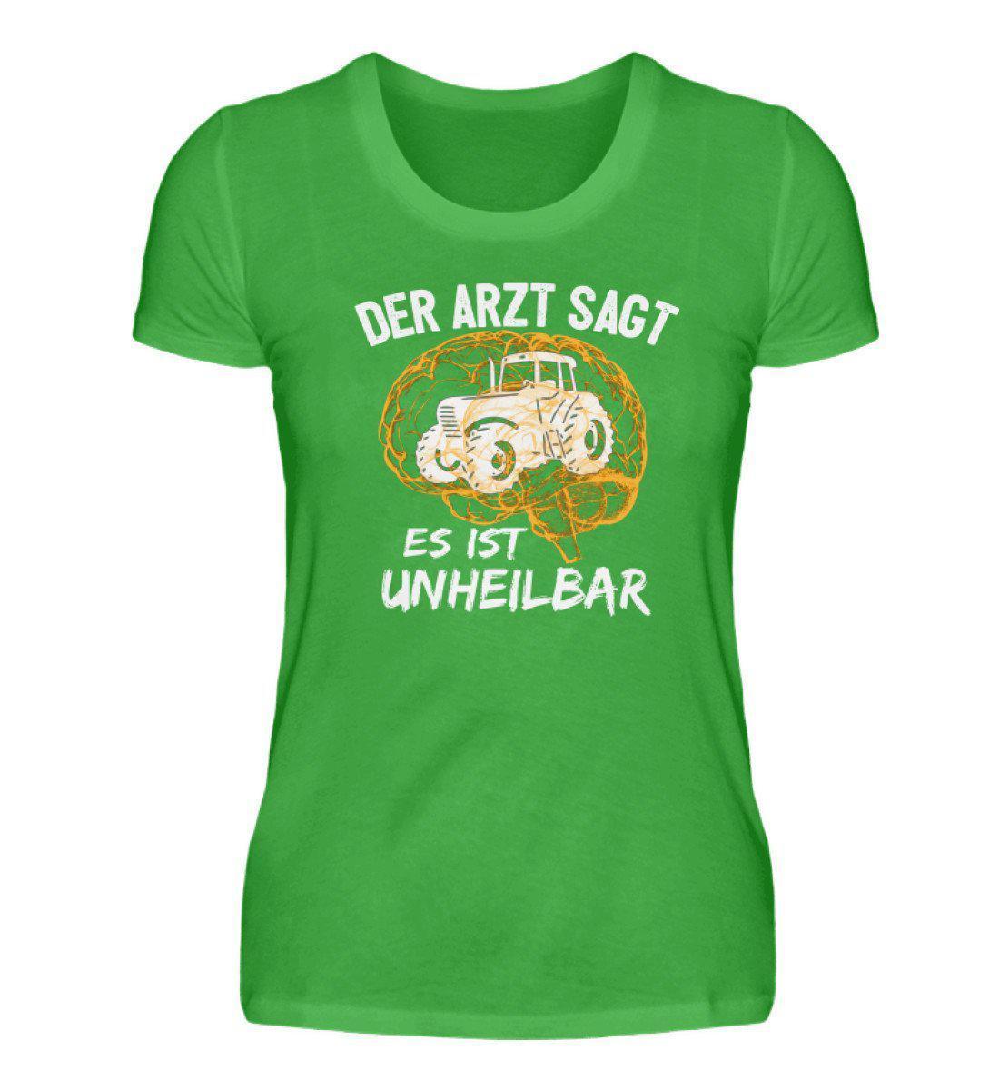Traktor unheilbar Gelb · Damen T-Shirt-Damen Basic T-Shirt-Agrarstarz