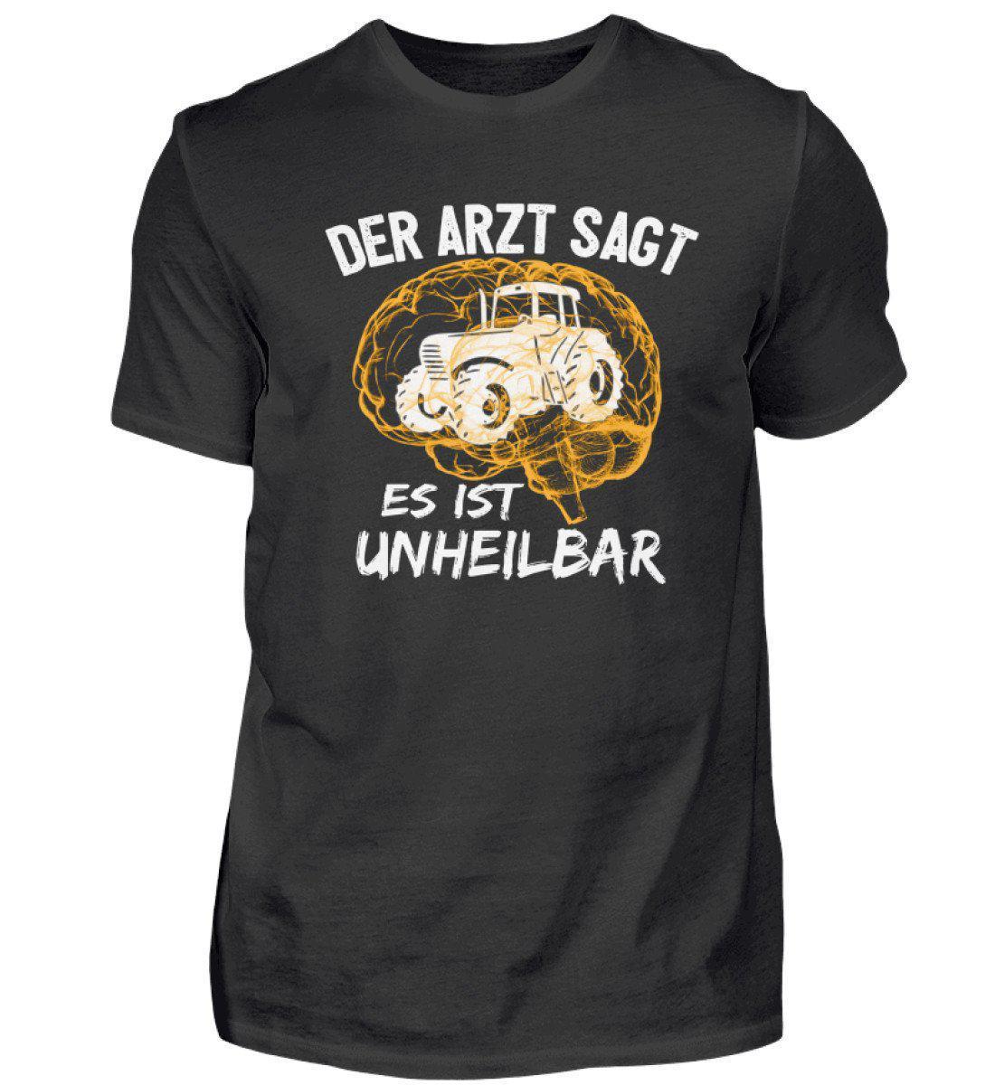 Traktor unheilbar Gelb · Herren T-Shirt-Herren Basic T-Shirt-Black-S-Agrarstarz