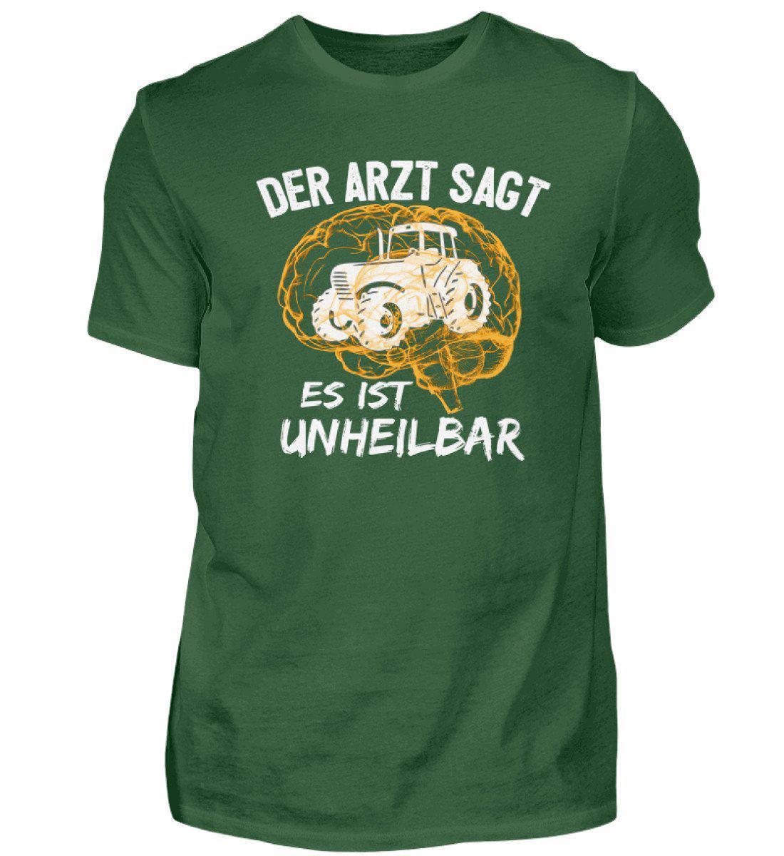 Traktor unheilbar Gelb · Herren T-Shirt-Herren Basic T-Shirt-Bottle Green-S-Agrarstarz