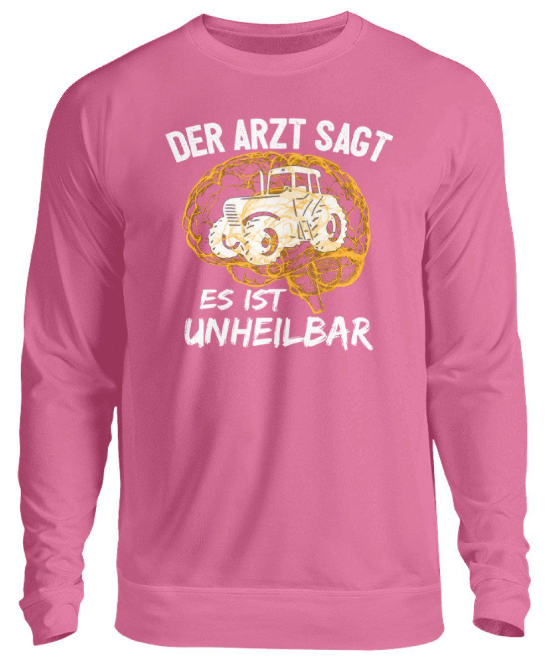 Traktor unheilbar Gelb · Unisex Sweatshirt Pullover-Unisex Sweatshirt-Candyfloss Pink-S-Agrarstarz
