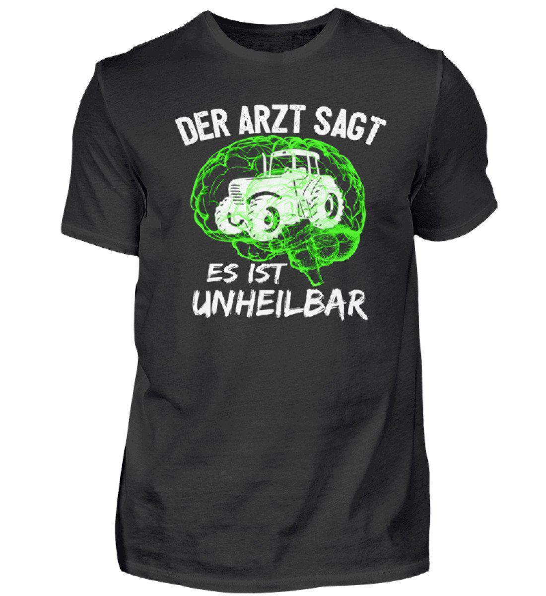 Traktor unheilbar Grün · Herren T-Shirt-Herren Basic T-Shirt-Black-S-Agrarstarz