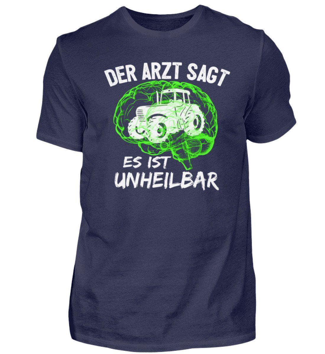 Traktor unheilbar Grün · Herren T-Shirt-Herren Basic T-Shirt-Navy-S-Agrarstarz