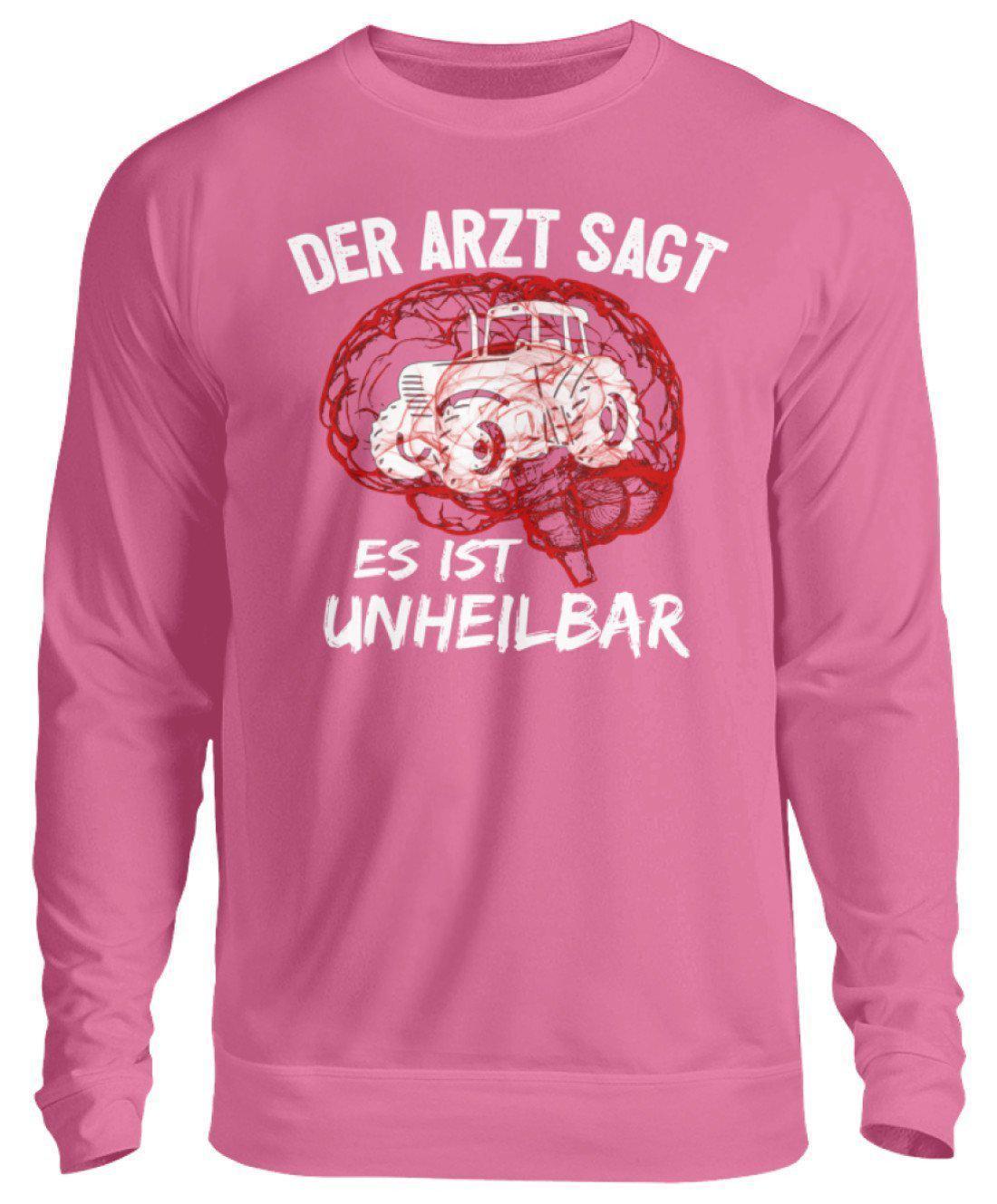Traktor unheilbar Rot · Unisex Sweatshirt Pullover-Unisex Sweatshirt-Candyfloss Pink-S-Agrarstarz