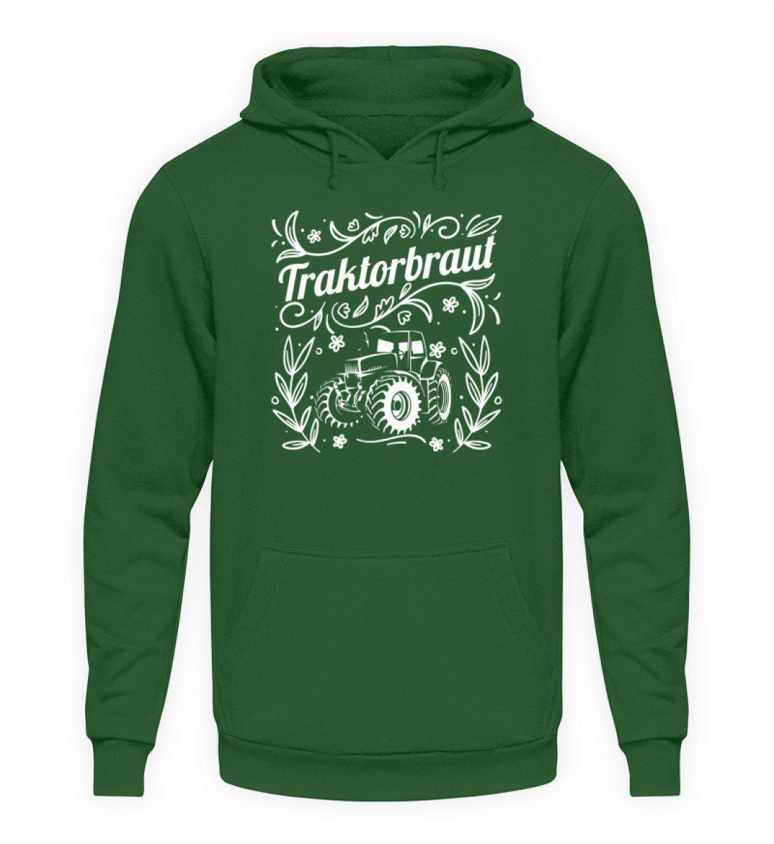 Traktorbraut · Unisex Kapuzenpullover Hoodie-Unisex Hoodie-Bottle Green-L-Agrarstarz