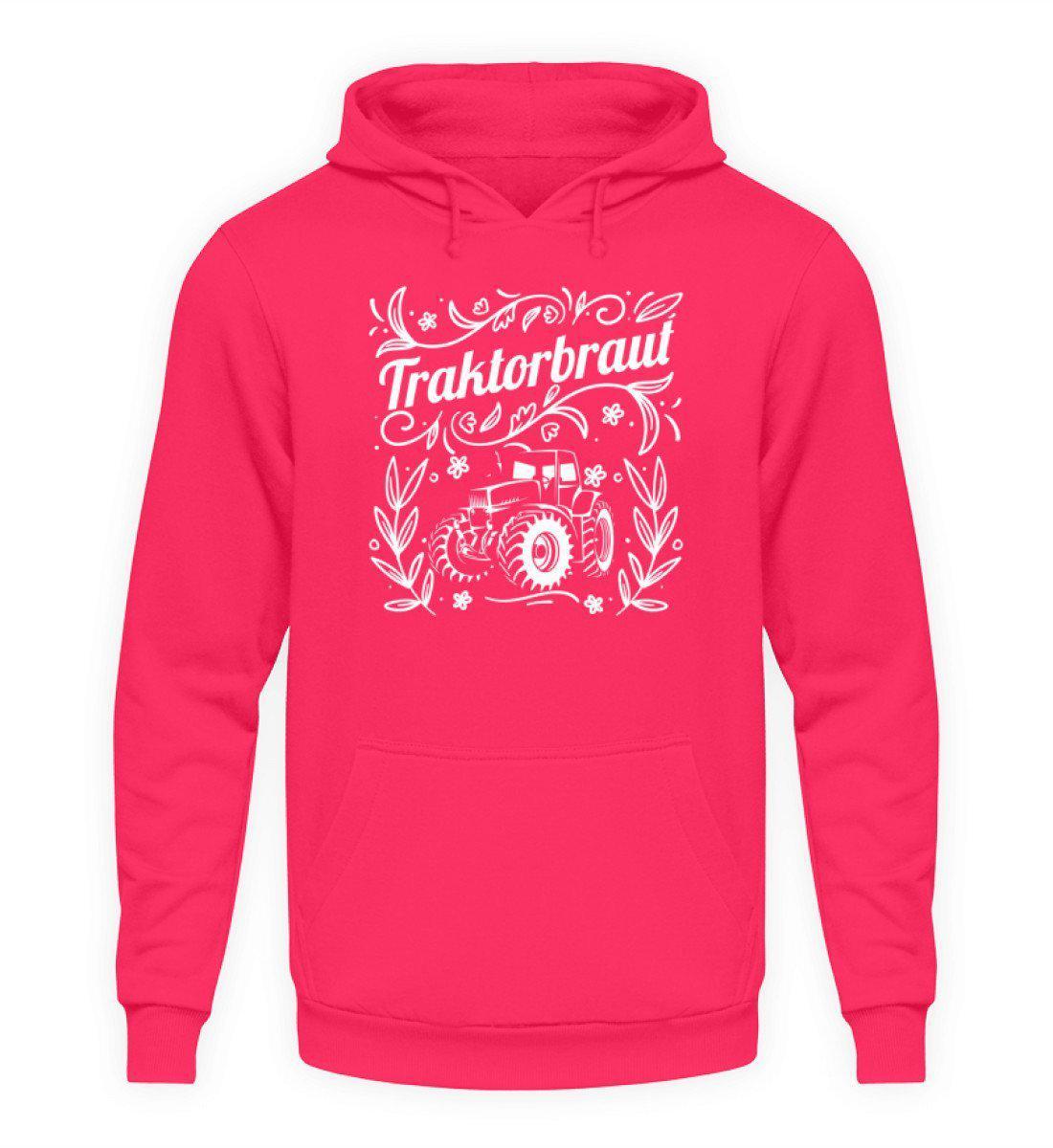 Traktorbraut · Unisex Kapuzenpullover Hoodie-Unisex Hoodie-Hot Pink-L-Agrarstarz