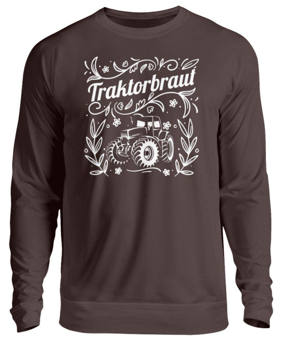Traktorbraut · Unisex Sweatshirt Pullover-Unisex Sweatshirt-Hot Chocolate-S-Agrarstarz