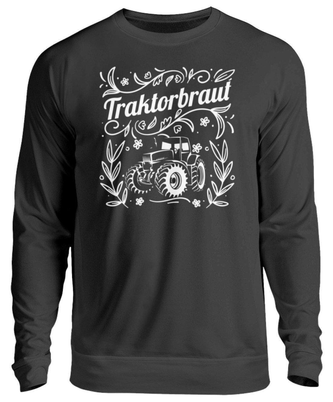Traktorbraut · Unisex Sweatshirt Pullover-Unisex Sweatshirt-Jet Black-S-Agrarstarz