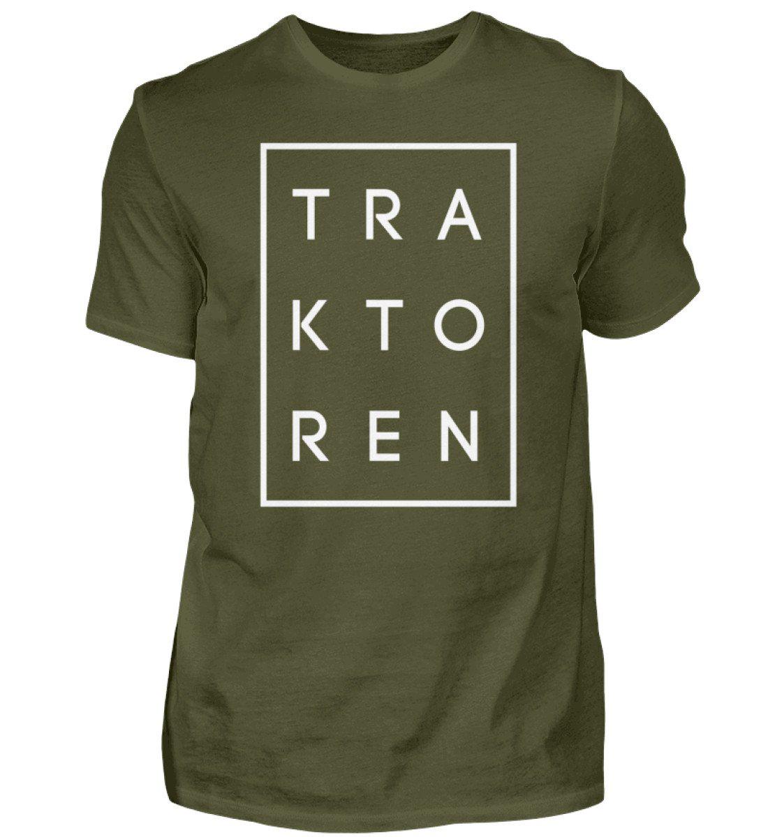 Traktoren Simple · Herren T-Shirt-Herren Basic T-Shirt-Urban Khaki-S-Agrarstarz