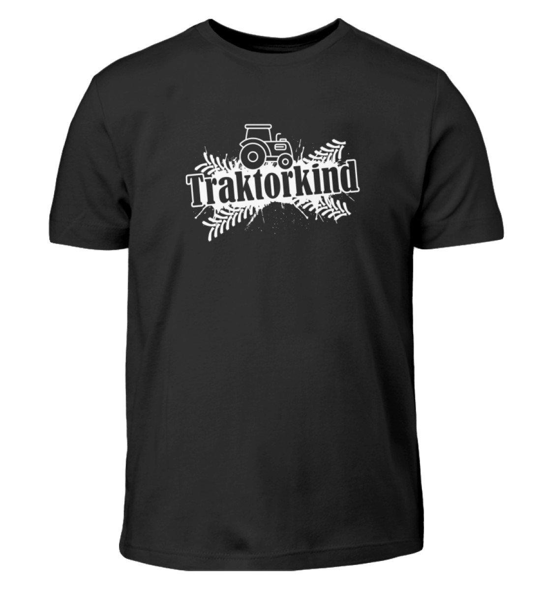 Traktorkind · Kinder T-Shirt-Kinder T-Shirt-Black-12/14 (152/164)-Agrarstarz