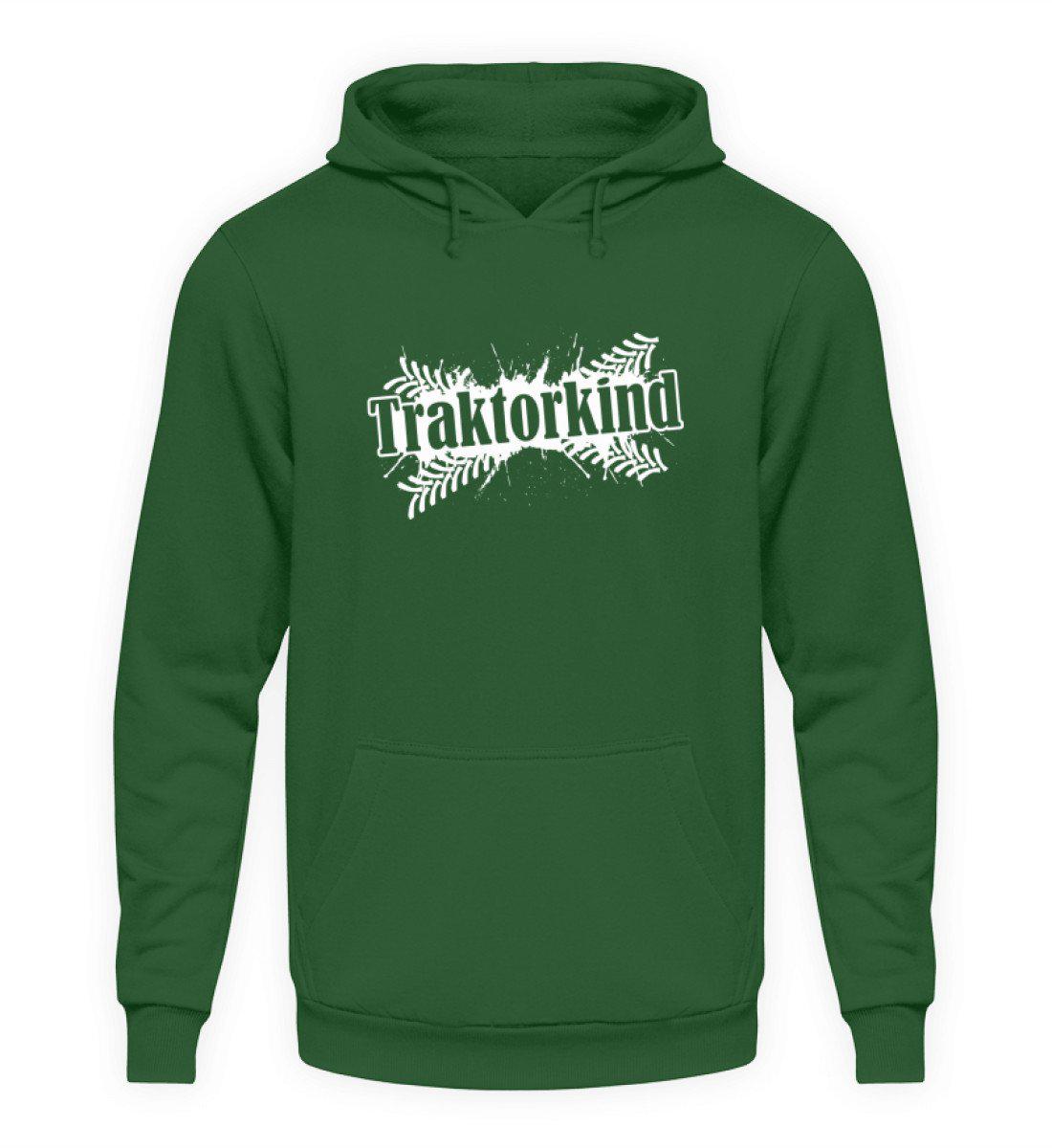 Traktorkind · Unisex Kapuzenpullover Hoodie-Unisex Hoodie-Bottle Green-S-Agrarstarz