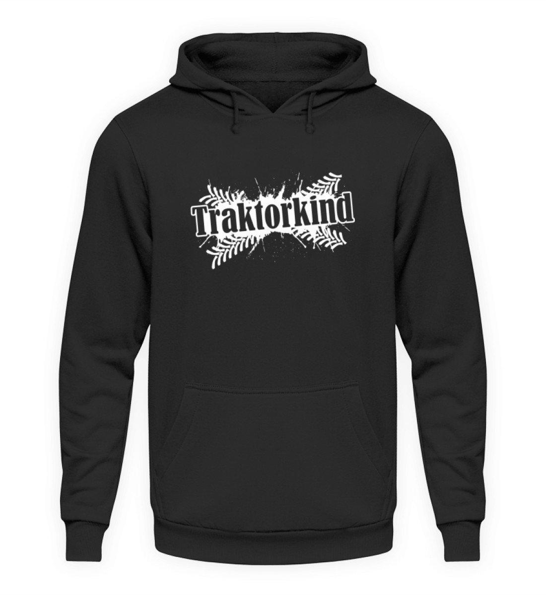 Traktorkind · Unisex Kapuzenpullover Hoodie-Unisex Hoodie-Jet Black-S-Agrarstarz