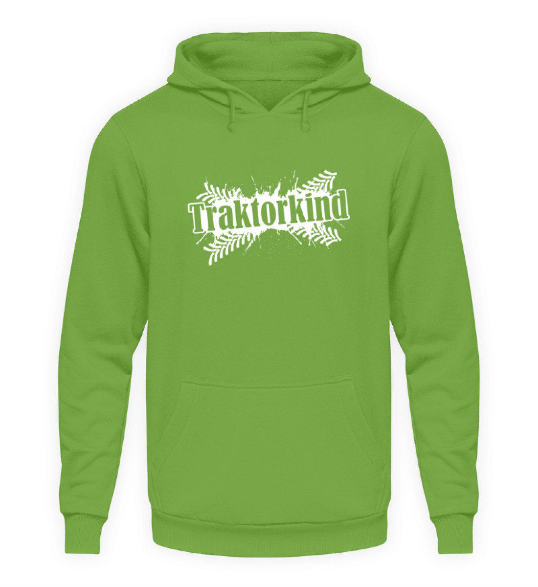 Traktorkind · Unisex Kapuzenpullover Hoodie-Unisex Hoodie-LimeGreen-S-Agrarstarz