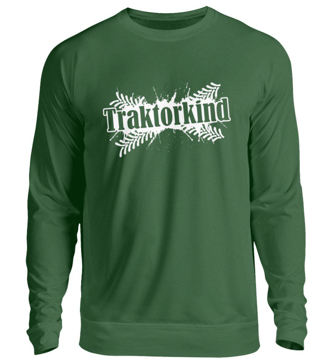 Traktorkind · Unisex Pullover-Unisex Sweatshirt-Bottle Green-S-Agrarstarz