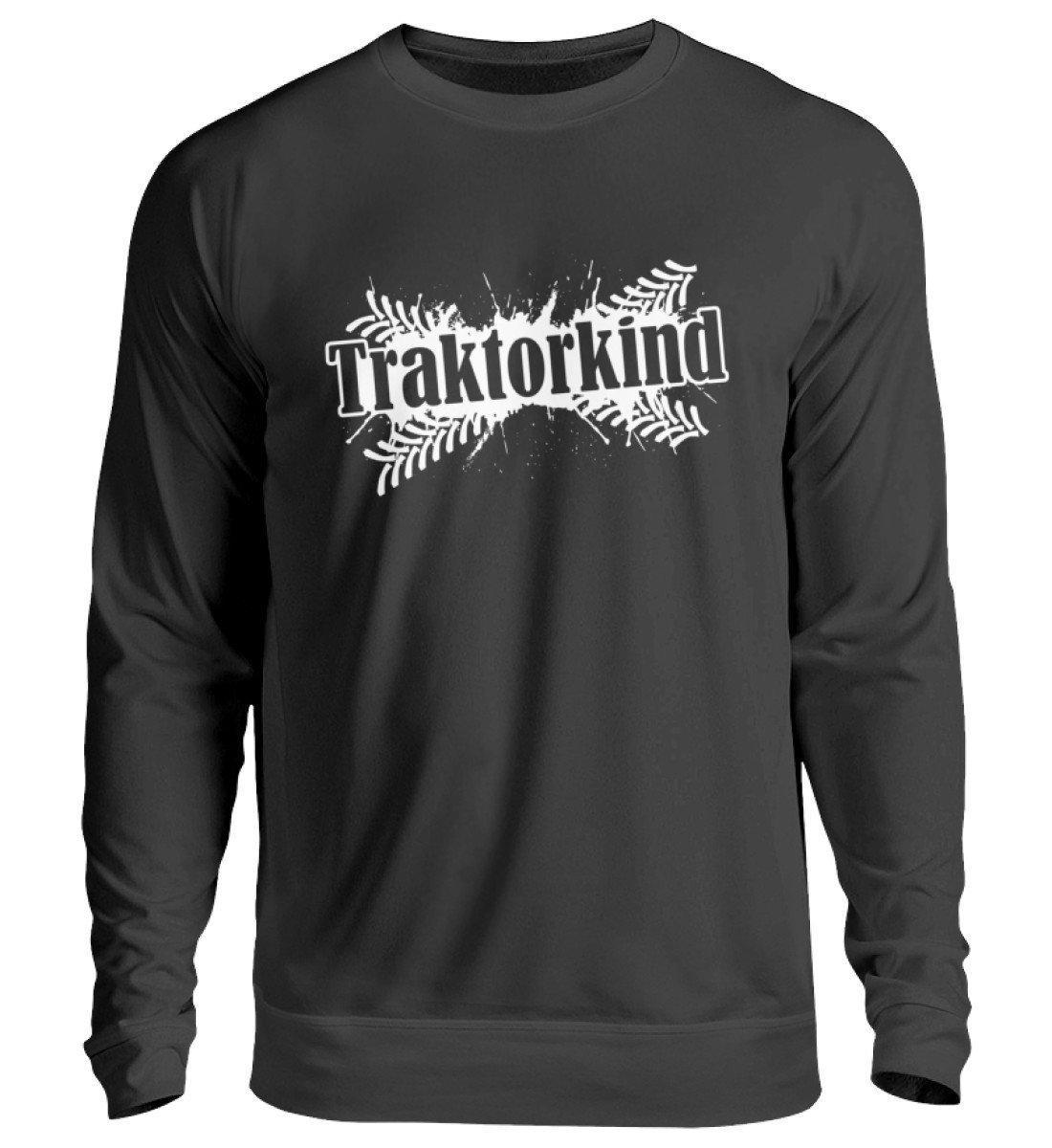 Traktorkind · Unisex Pullover-Unisex Sweatshirt-Jet Black-S-Agrarstarz