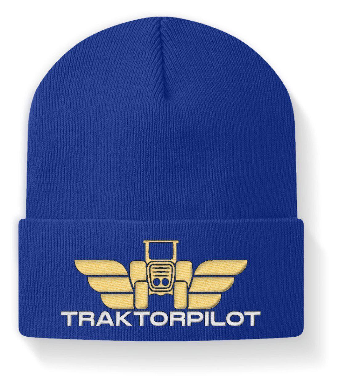 Traktorpilot · Beanie Mütze-Beanie mit Stick-Royal-M-Agrarstarz