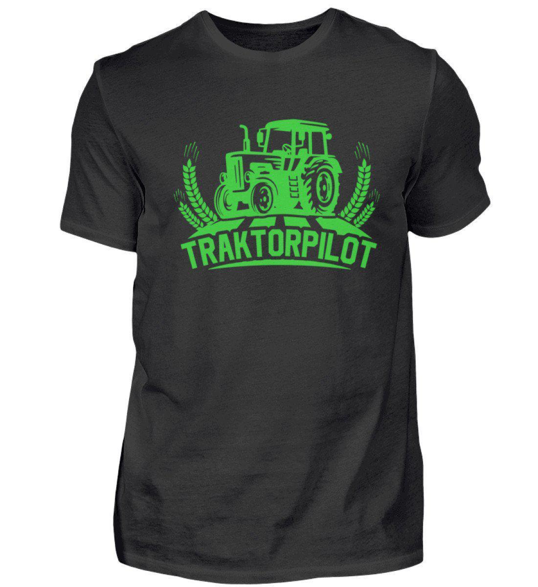 Traktorpilot · Herren T-Shirt-Herren Basic T-Shirt-Black-S-Agrarstarz
