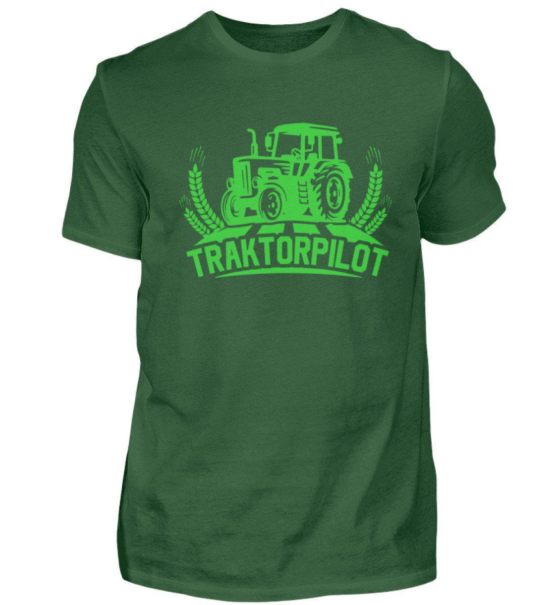 Traktorpilot · Herren T-Shirt-Herren Basic T-Shirt-Bottle Green-S-Agrarstarz