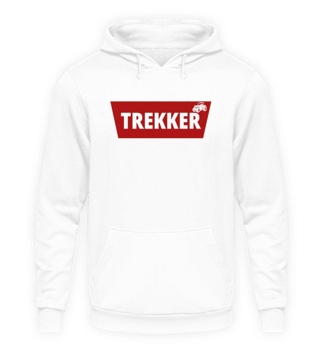 Trekker Batch rot · Unisex Kapuzenpullover Hoodie-Unisex Hoodie-Arctic White-L-Agrarstarz