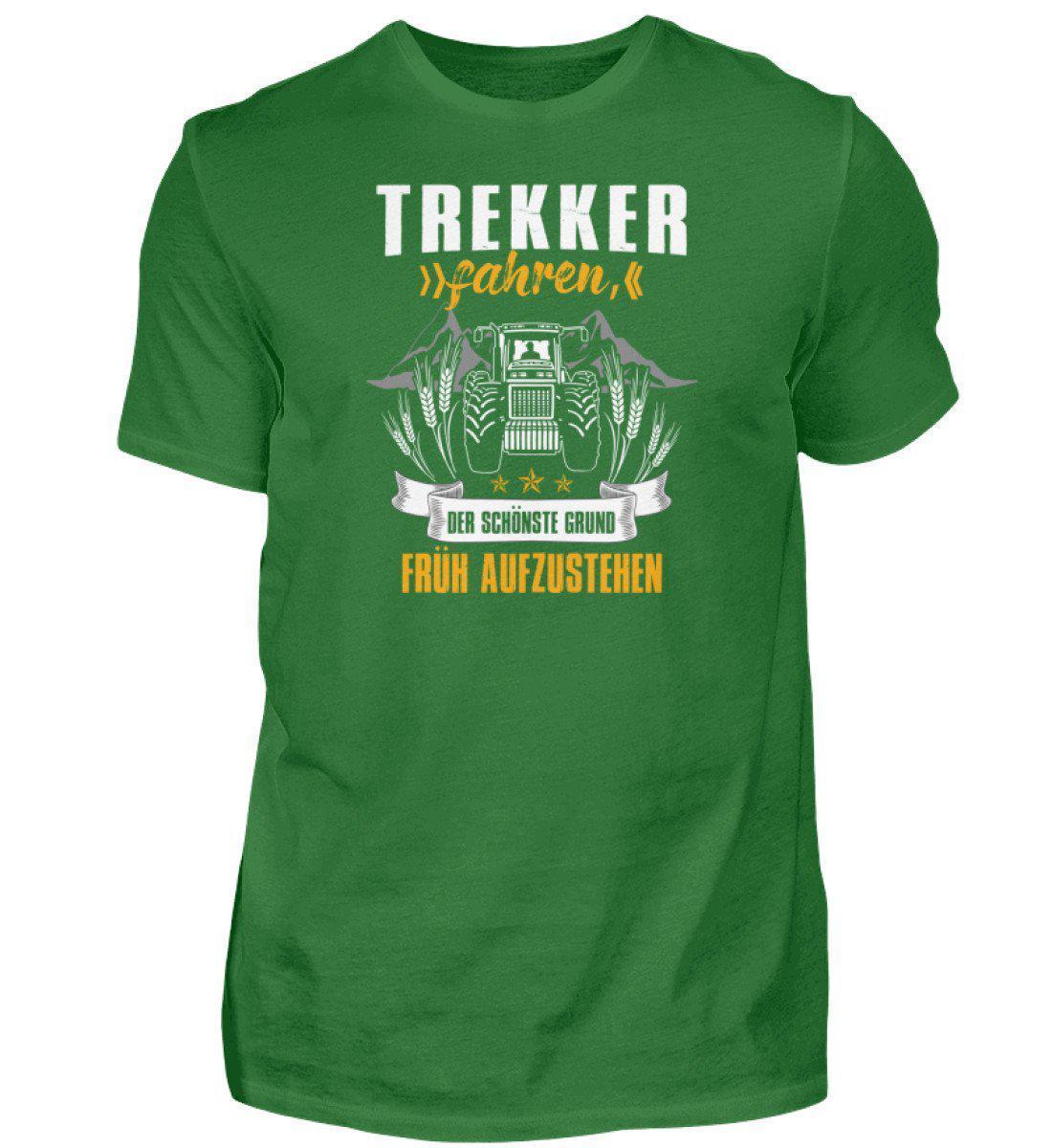 Trekker fahren · Herren T-Shirt-Herren Basic T-Shirt-Kelly Green-S-Agrarstarz