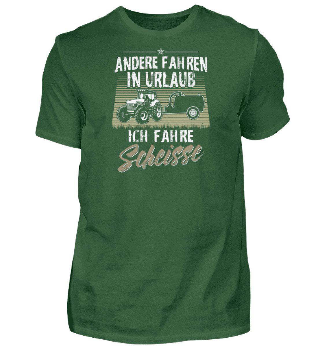 Urlaub Gülle · Herren T-Shirt-Herren Basic T-Shirt-Bottle Green-S-Agrarstarz