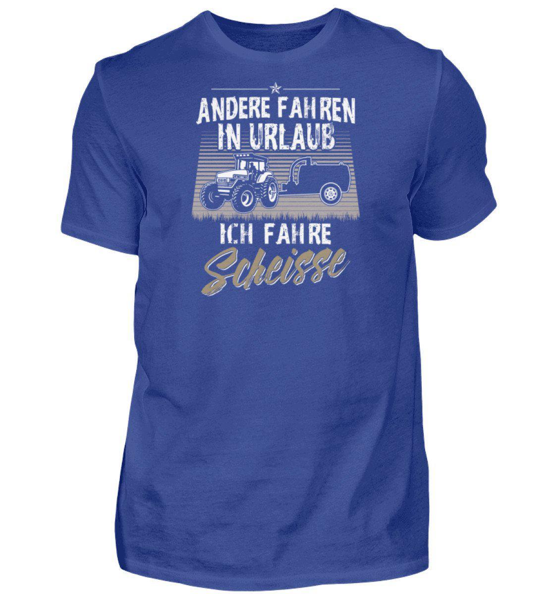 Urlaub Gülle · Herren T-Shirt-Herren Basic T-Shirt-Royal Blue-S-Agrarstarz