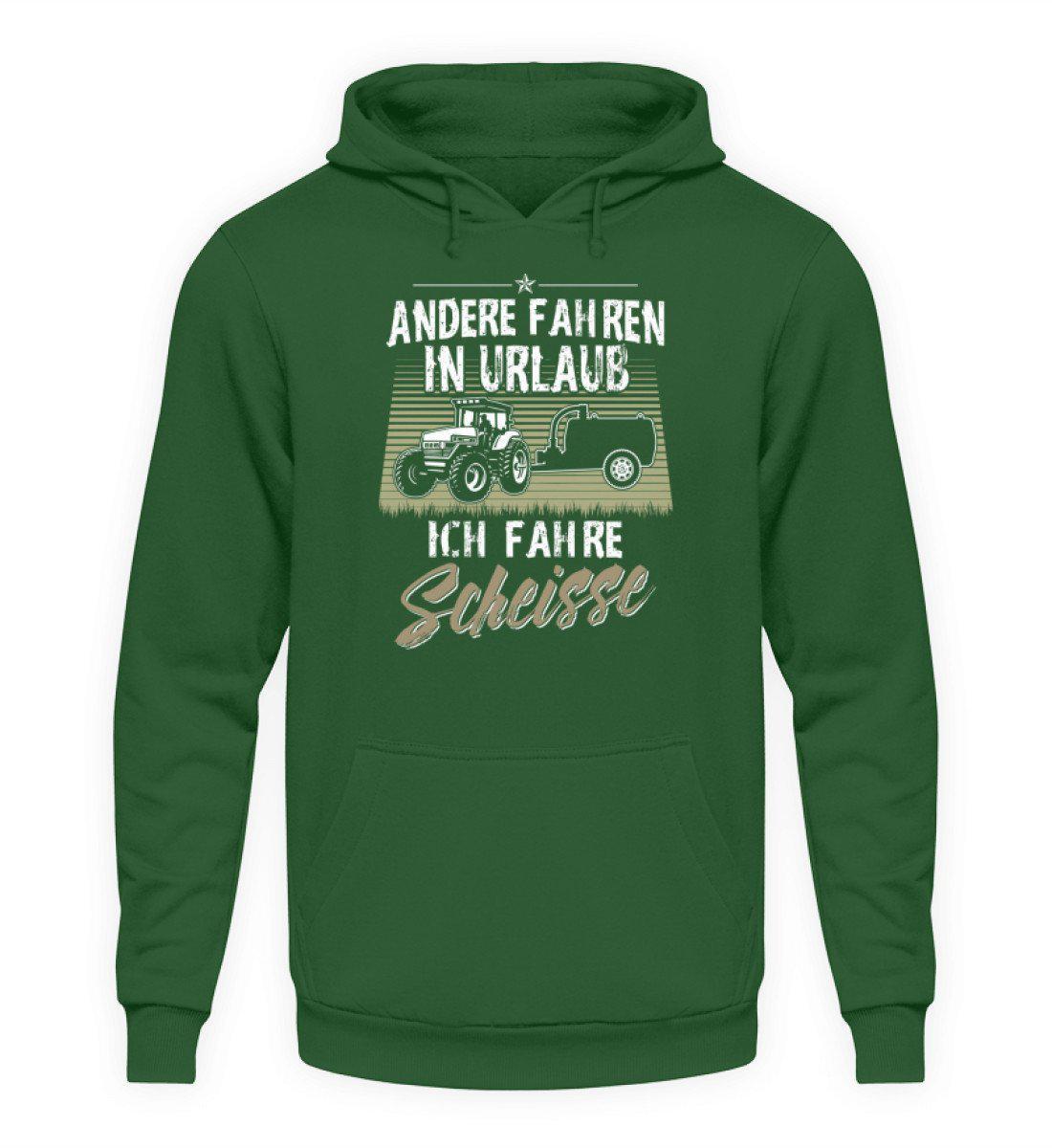 Urlaub Gülle · Unisex Kapuzenpullover Hoodie-Unisex Hoodie-Bottle Green-L-Agrarstarz