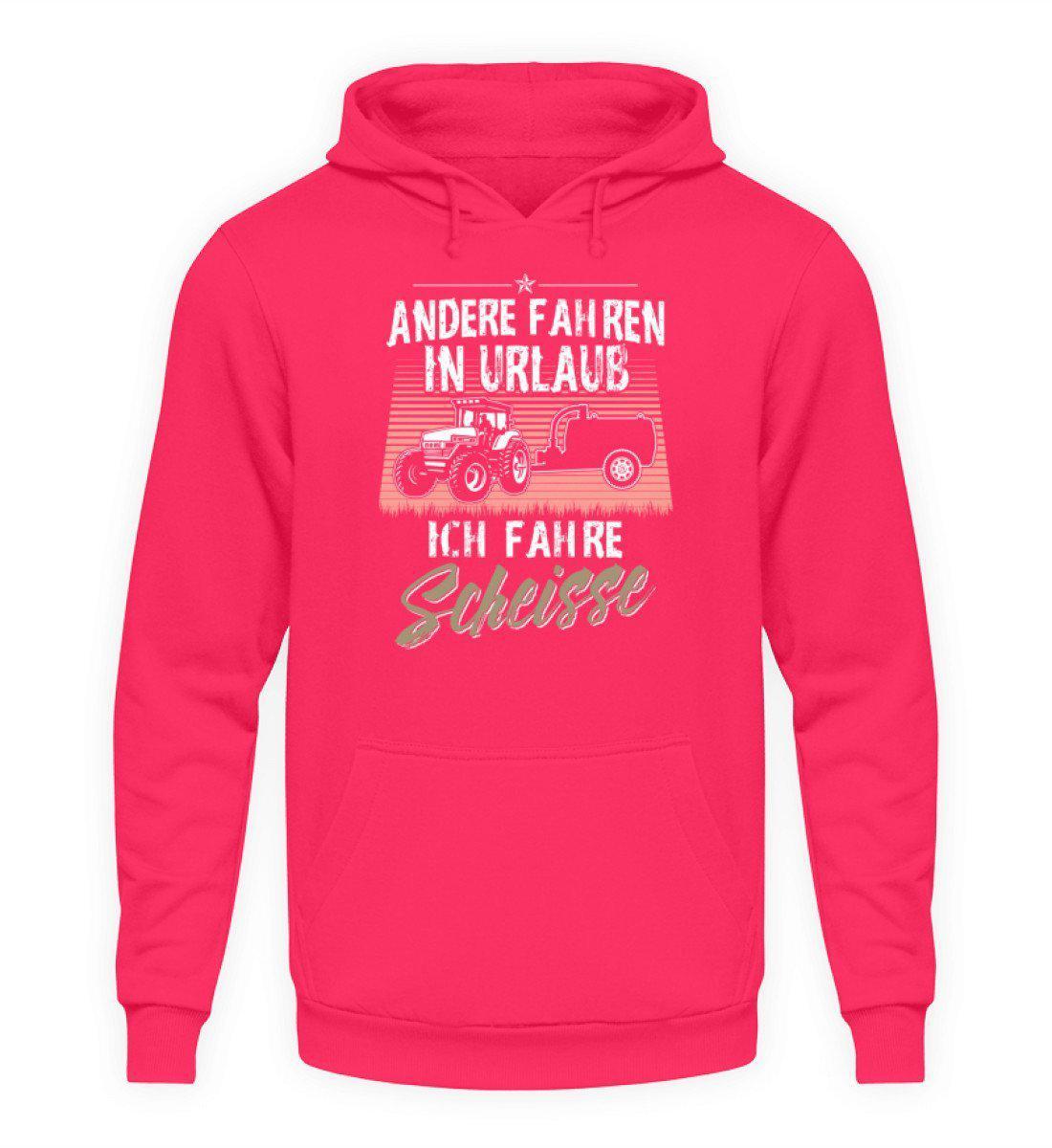 Urlaub Gülle · Unisex Kapuzenpullover Hoodie-Unisex Hoodie-Hot Pink-L-Agrarstarz