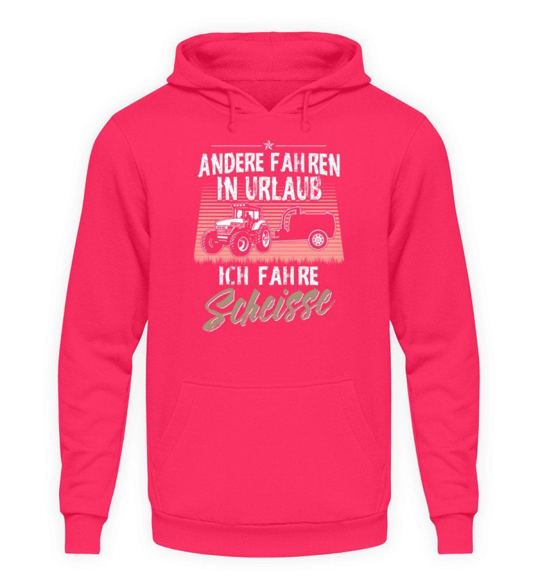 Urlaub Gülle · Unisex Kapuzenpullover Hoodie-Unisex Hoodie-Hot Pink-L-Agrarstarz