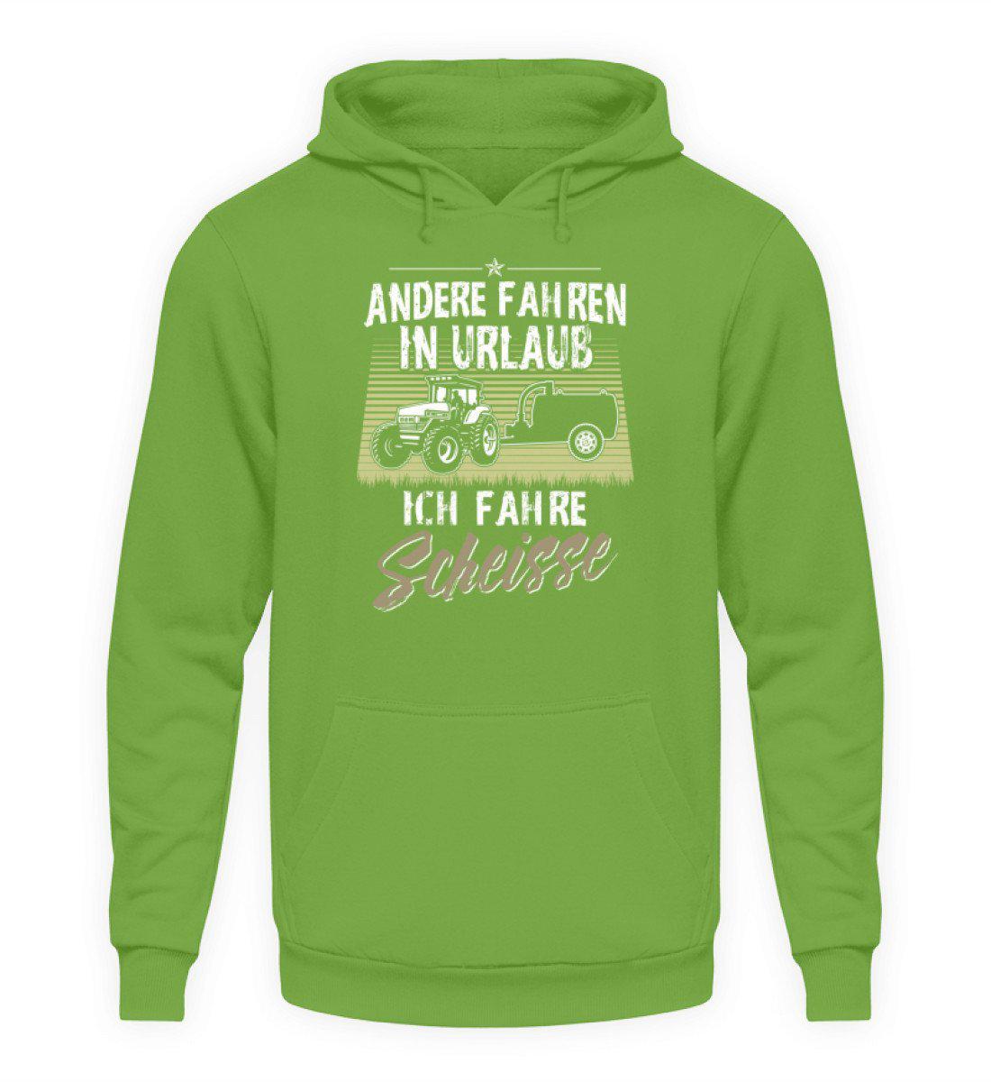 Urlaub Gülle · Unisex Kapuzenpullover Hoodie-Unisex Hoodie-LimeGreen-L-Agrarstarz