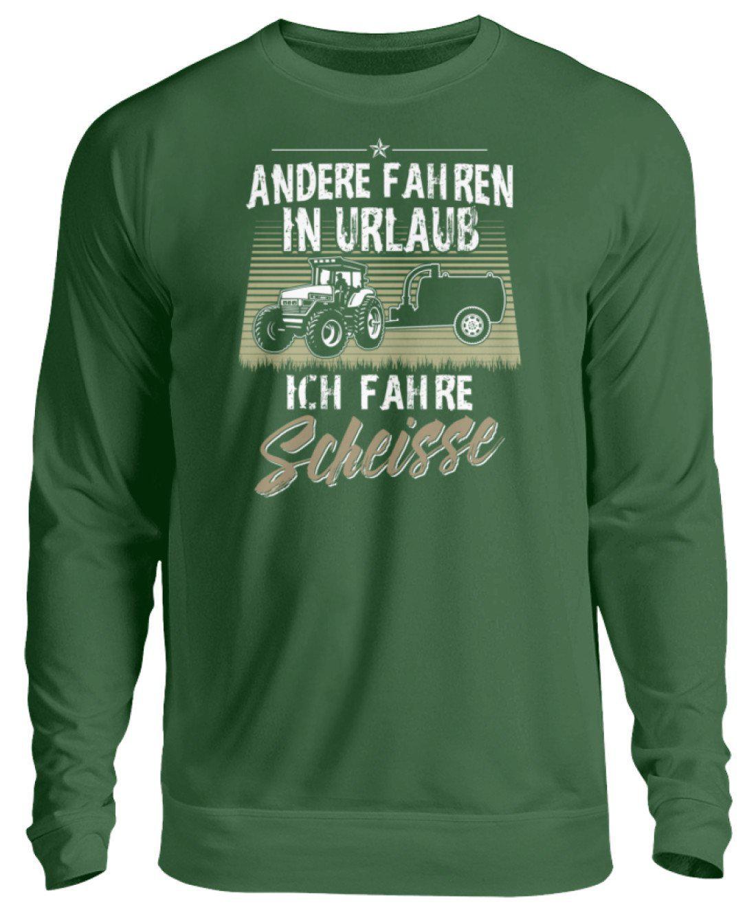 Urlaub Gülle · Unisex Sweatshirt Pullover-Unisex Sweatshirt-Bottle Green-S-Agrarstarz