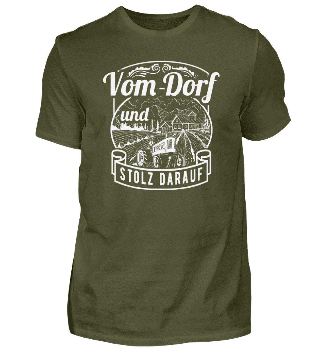 Vom Dorf und stolz · Herren T-Shirt-Herren Basic T-Shirt-Urban Khaki-S-Agrarstarz