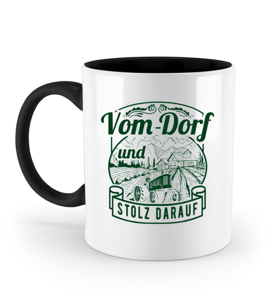 Vom Dorf und stolz · Keramik Tasse zweifarbig-Keramik Tasse Zweifarbig-Black-330ml-Agrarstarz