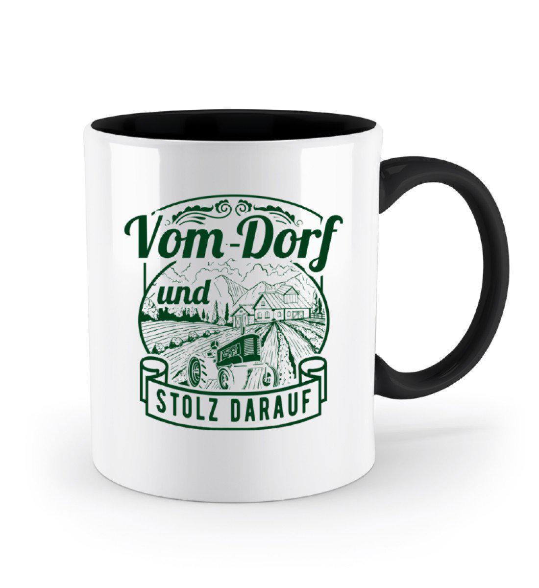 Vom Dorf und stolz · Keramik Tasse zweifarbig-Keramik Tasse Zweifarbig-Agrarstarz