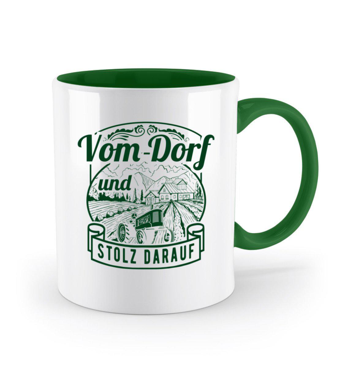 Vom Dorf und stolz · Keramik Tasse zweifarbig-Keramik Tasse Zweifarbig-Agrarstarz