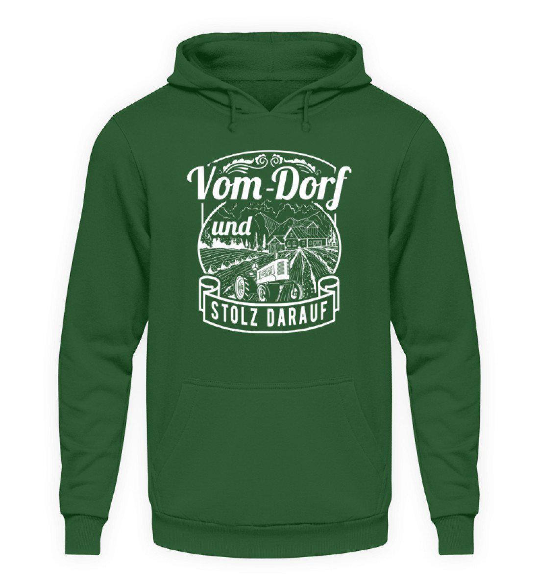 Vom Dorf und stolz · Unisex Kapuzenpullover Hoodie-Unisex Hoodie-Bottle Green-L-Agrarstarz