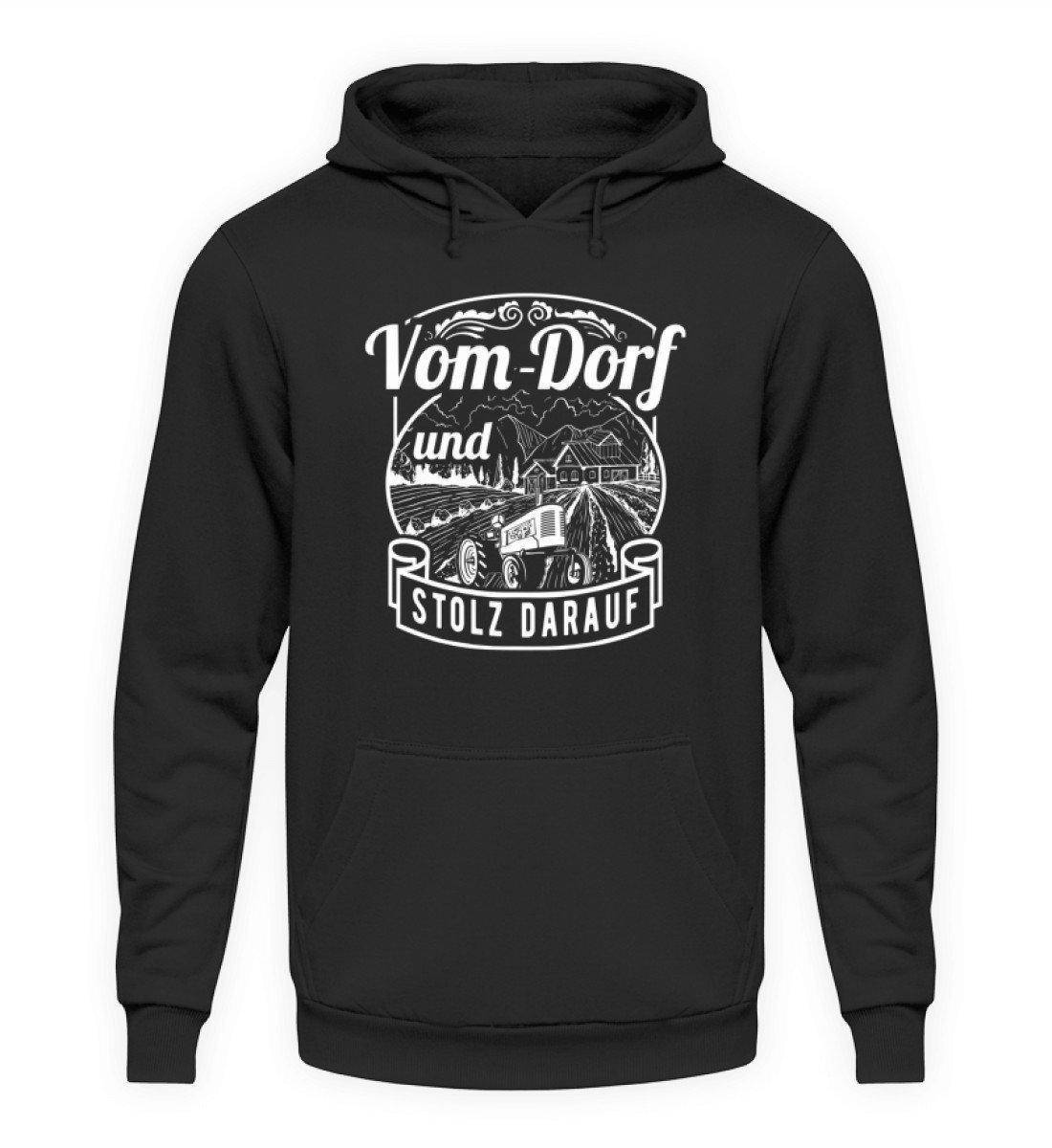 Vom Dorf und stolz · Unisex Kapuzenpullover Hoodie-Unisex Hoodie-Jet Black-L-Agrarstarz