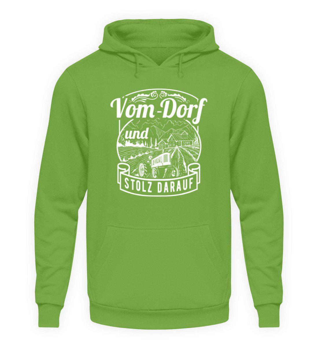 Vom Dorf und stolz · Unisex Kapuzenpullover Hoodie-Unisex Hoodie-LimeGreen-L-Agrarstarz