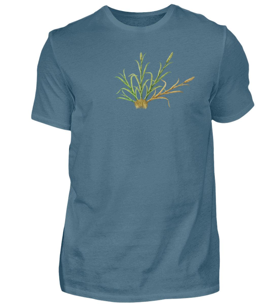 Weizen Lebenszyklus · Herren T-Shirt-Herren Basic T-Shirt-Stone Blue-S-Agrarstarz