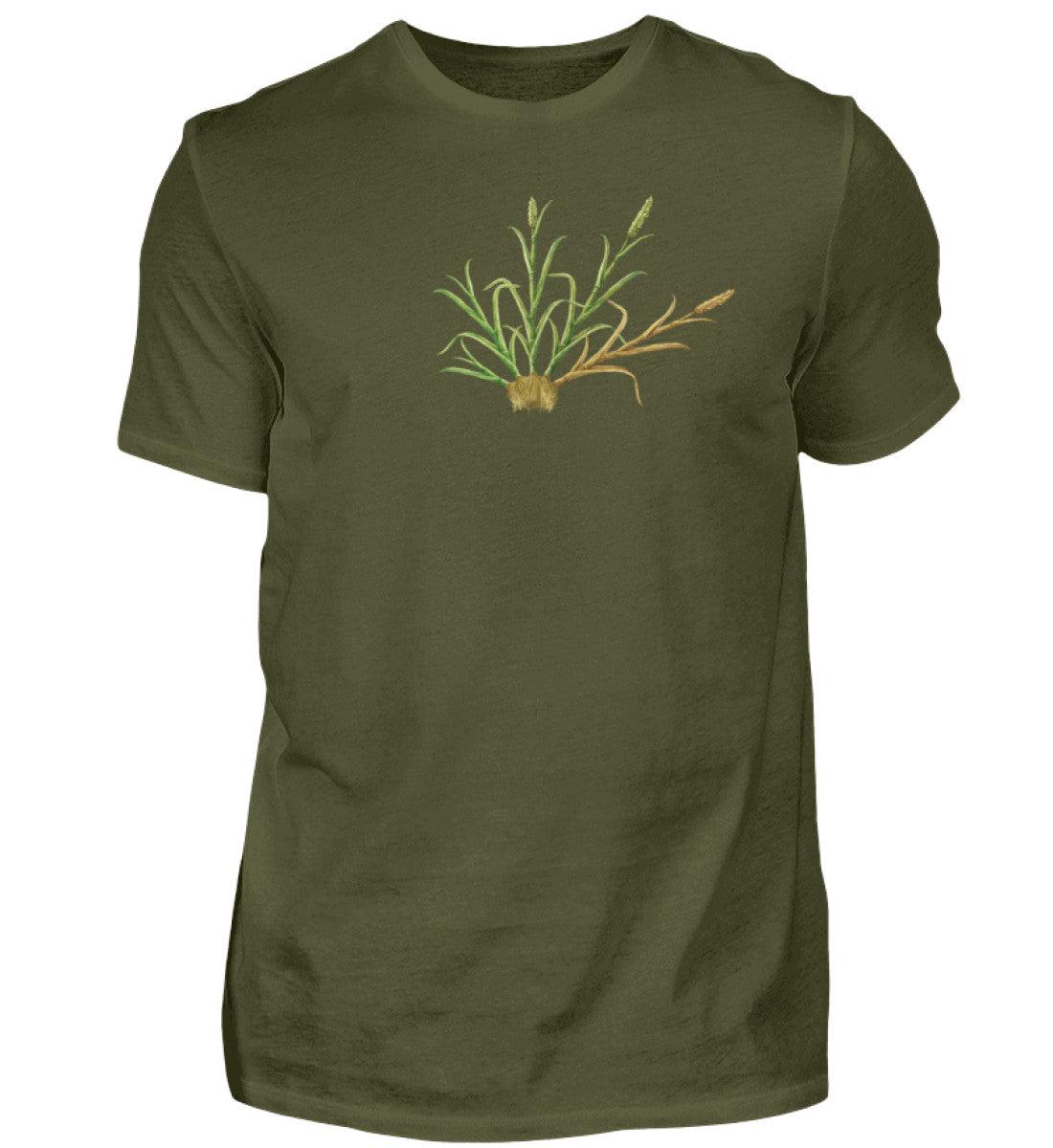 Weizen Lebenszyklus · Herren T-Shirt-Herren Basic T-Shirt-Urban Khaki-S-Agrarstarz