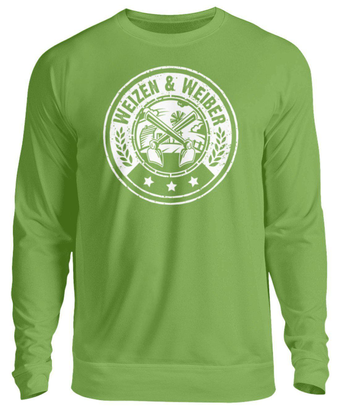 Weizen & Weiber · Unisex Sweatshirt Pullover-Unisex Sweatshirt-LimeGreen-S-Agrarstarz