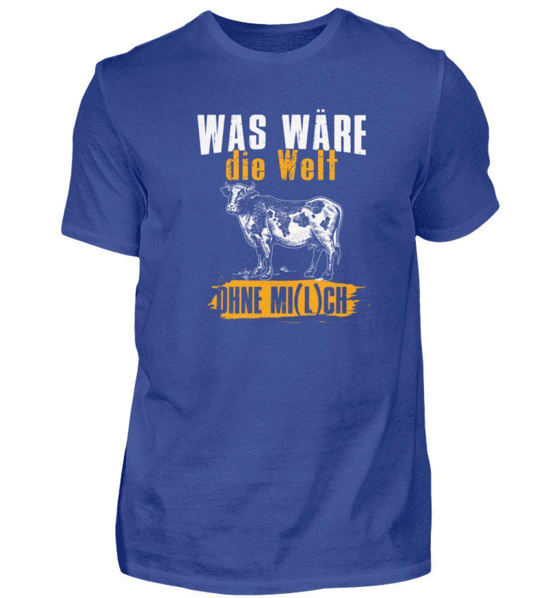 Welt ohne Kühe · Herren T-Shirt-Herren Basic T-Shirt-Royal Blue-S-Agrarstarz