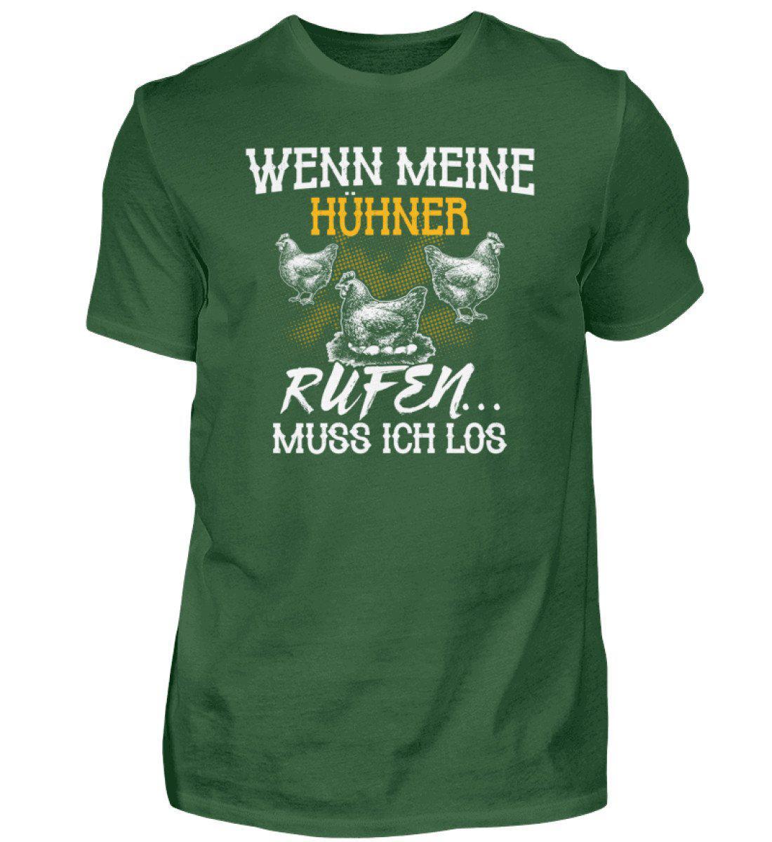 Wenn Hühner rufen · Herren T-Shirt-Herren Basic T-Shirt-Bottle Green-S-Agrarstarz