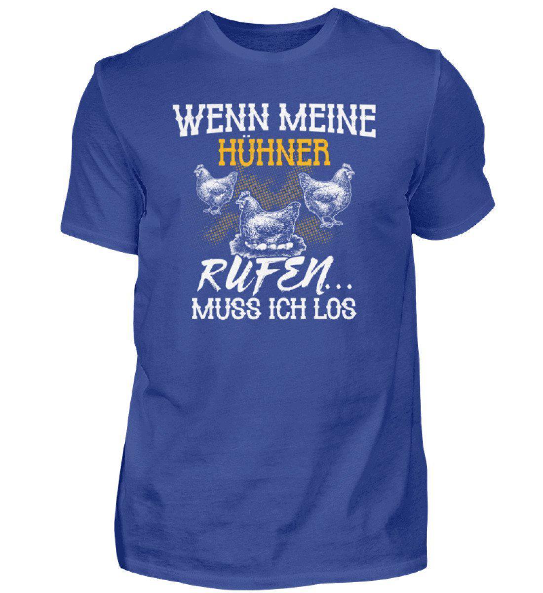 Wenn Hühner rufen · Herren T-Shirt-Herren Basic T-Shirt-Royal Blue-S-Agrarstarz