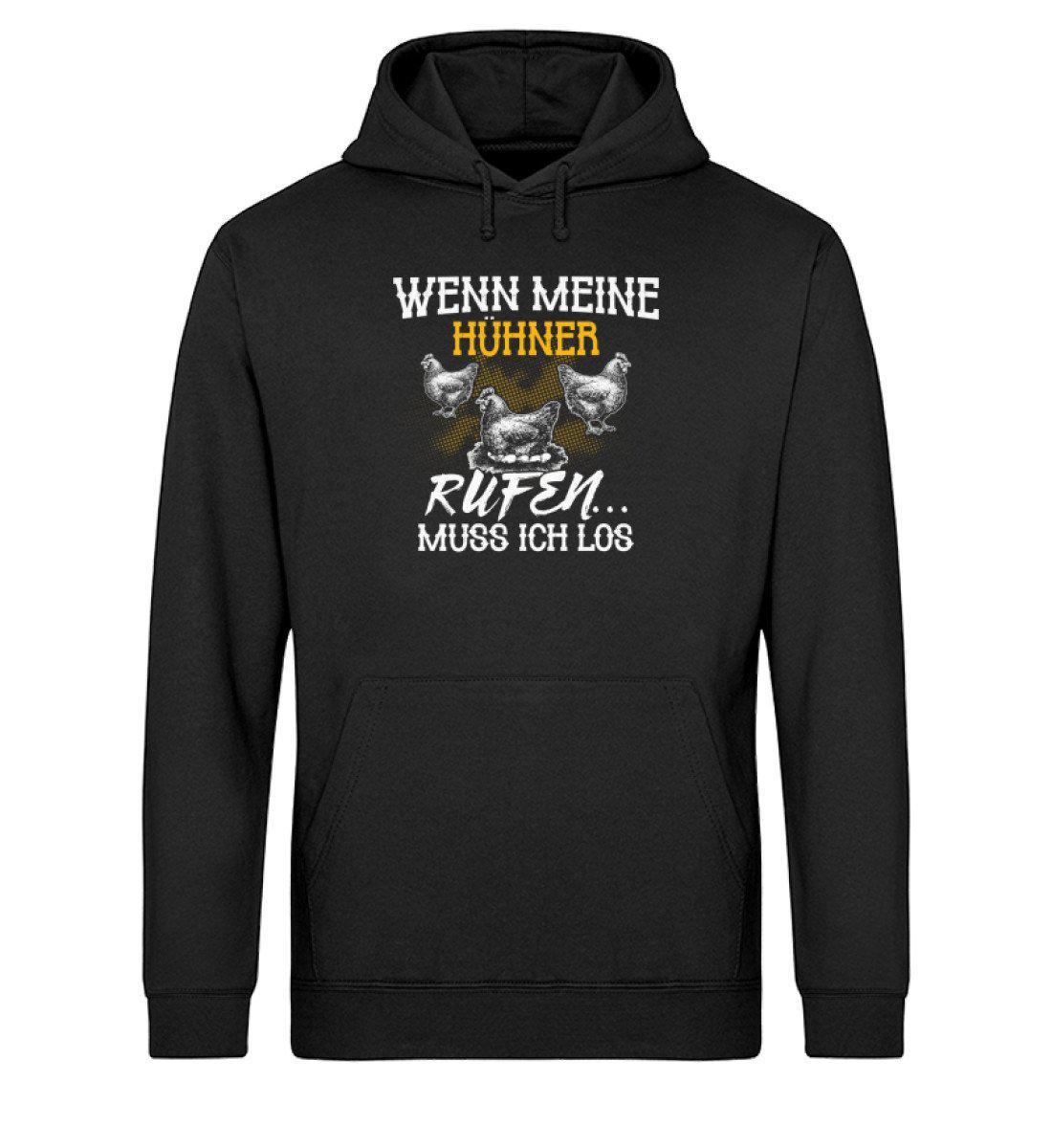 Wenn Hühner rufen · Unisex Organic Hoodie-Drummer Hoodie ST/ST-Black-XS-Agrarstarz