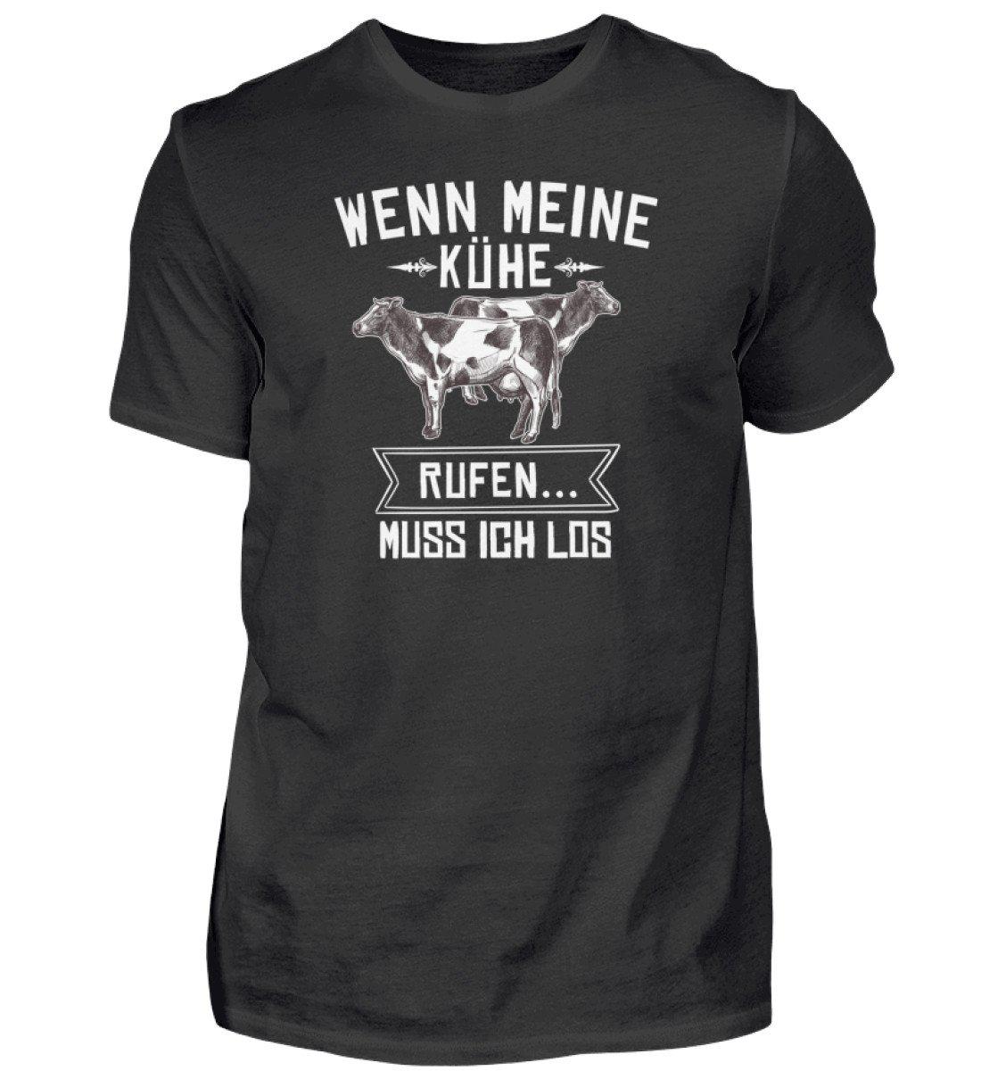 Wenn Kühe rufen · Herren T-Shirt-Herren Basic T-Shirt-Agrarstarz