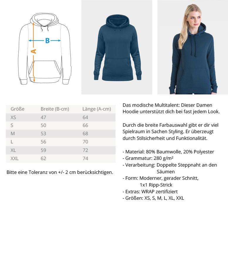 Wo du mit dem Traktor warst · Damen Hoodie-Damen Hoodie-Agrarstarz