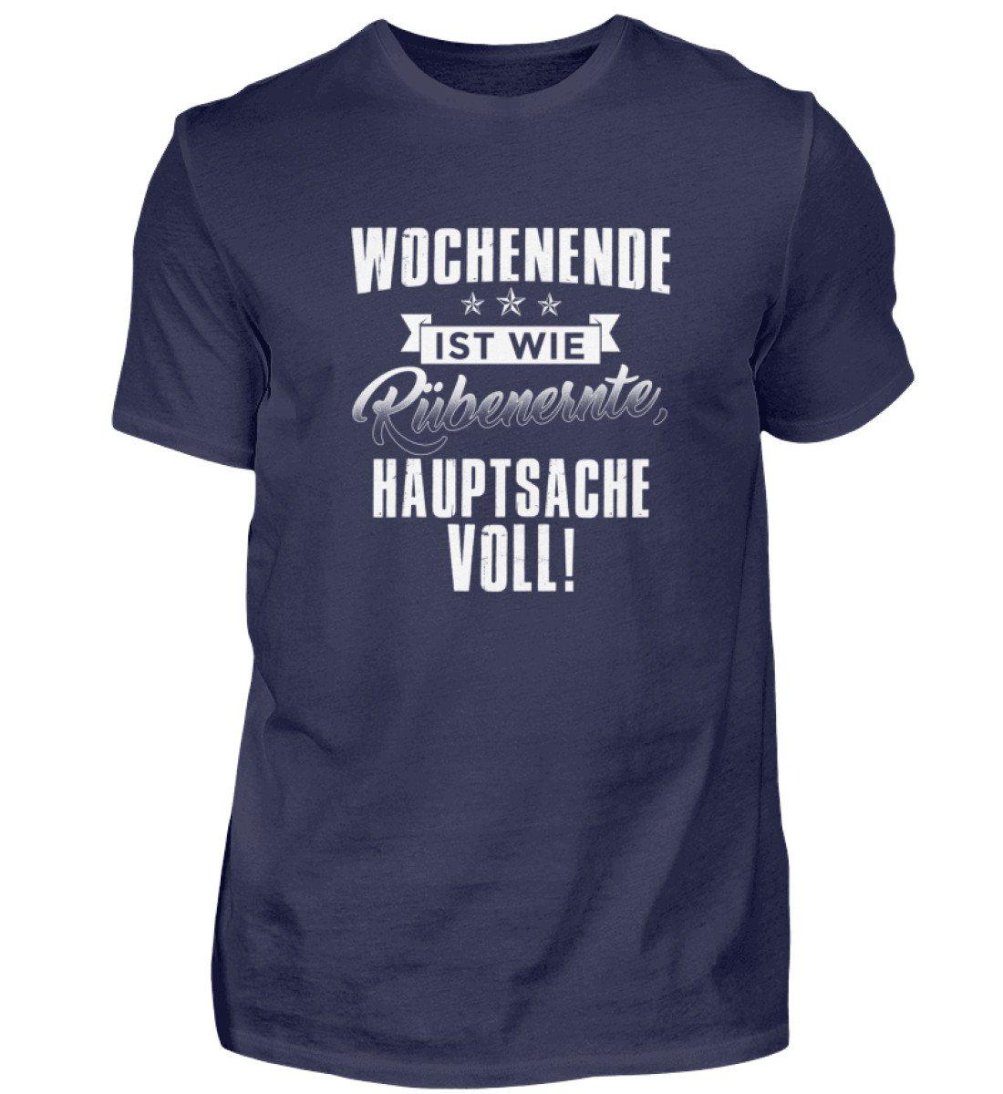 Wochenende Rübenernte · Herren T-Shirt-Herren Basic T-Shirt-Navy-S-Agrarstarz